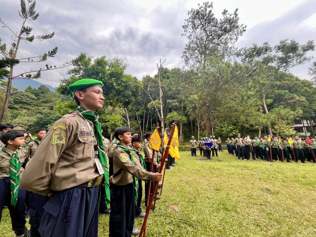 Camping Hizbul Wathon Pengukuhan pengenal Qobilah Mas mansur